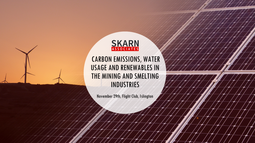 Skarn on carbon emissions, water usage and renewables